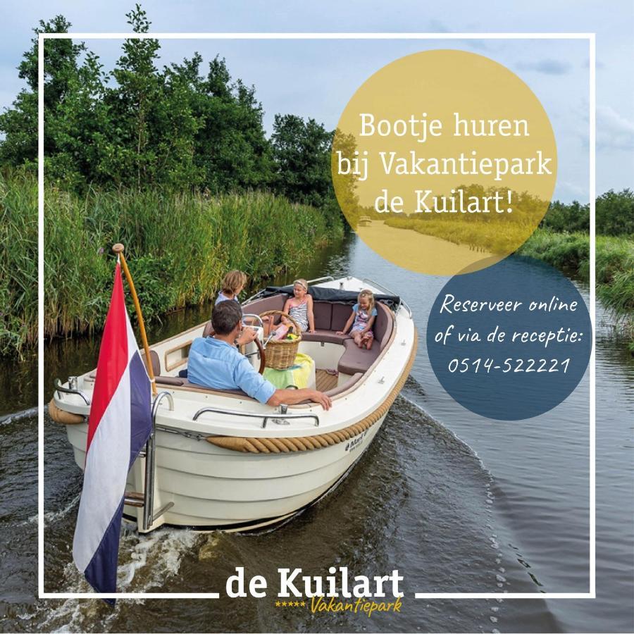 Stacaravan Op 5 Sterren Vakantiepark De Kuilart Friesland Aan Het Meer Met Zwembad 5P 237 Koudum Экстерьер фото